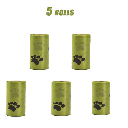 Portable Dog Pooper Scooper Outdoor Pet Waste Pick-Up Cleaner Built-In Garbage Bag Handheld Pet Poop Grabber No Touch Design